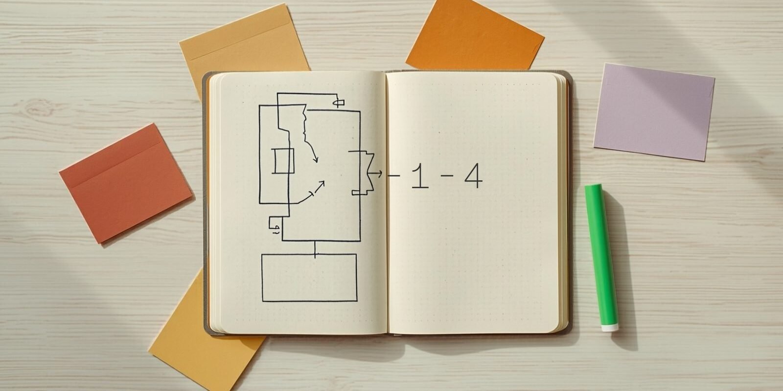 Web page wireframe with headings and passages highlighted for extraction